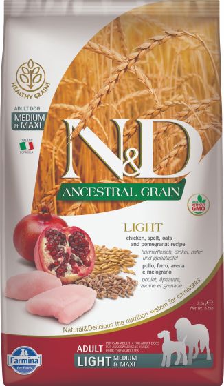 Farmina Ancestral Chicken Pomegranate Light Med/Maxi Dog 2.5kg