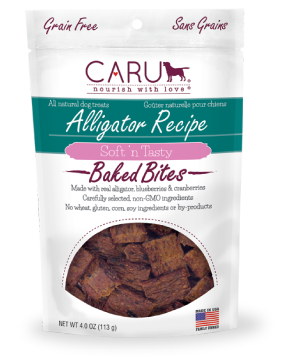 CARU Natural Alligator Recipe Bites for Dogs