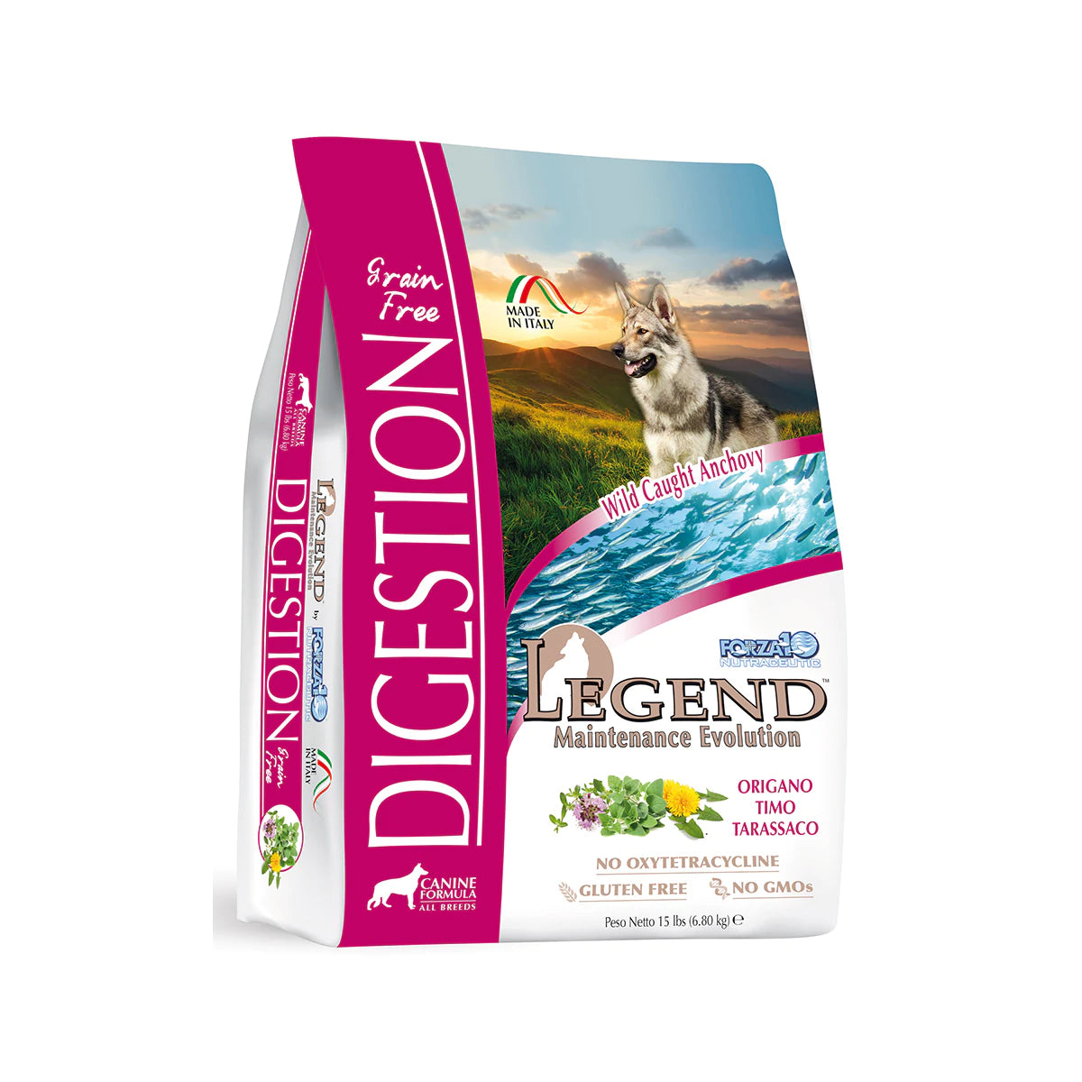 Forza 10 Nutraceutic Legend Digestion Wild Anchovy Grain Free Dry Dog Food