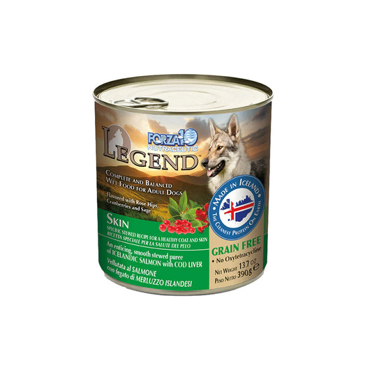 Forza10 Nutraceutic Legends Skin Iceland Fish Recipe Grain-Free Canned Dog Food 13.7Oz